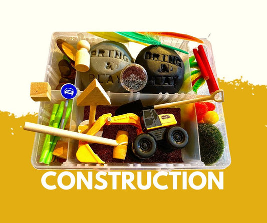 Construction playdough sensory toy