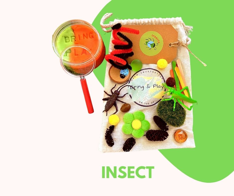 Insect playdough sensory toy